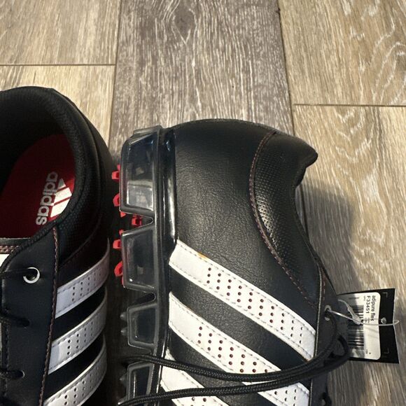 Adidas Adipure Flex Golf Shoes Men\'s Size 9.5 Spikes  Black White Red NWT main image 4